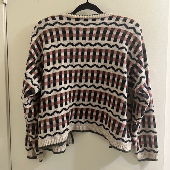 Vintage Paul Harris Design Ramie Cotton Floral Rose Pattern Cardigan - Picture 4 of 4